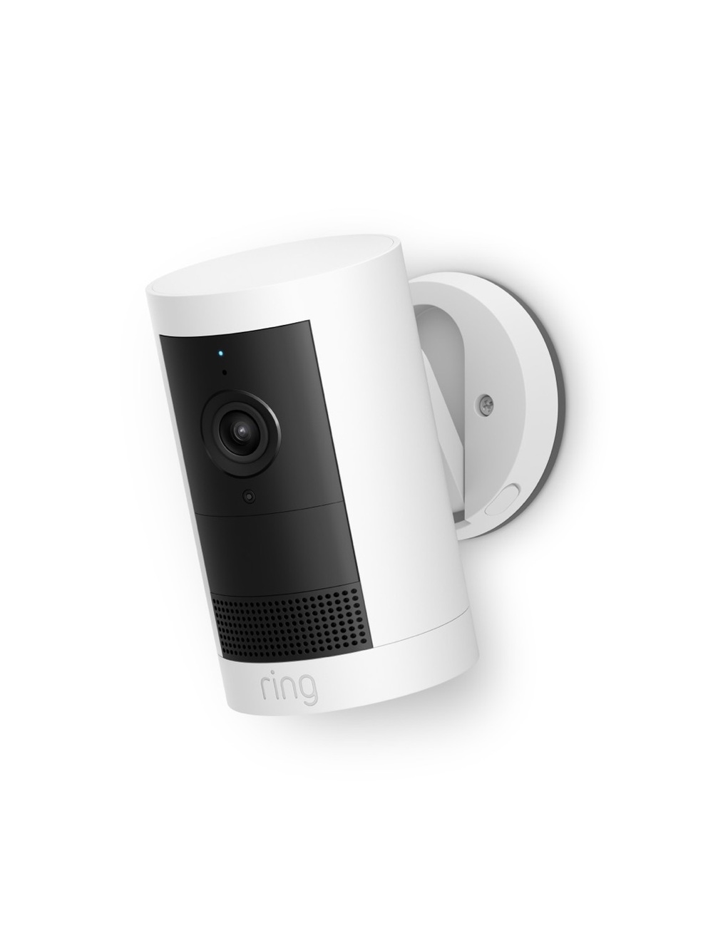 Ring Outdoor Cam Plus Battery 2K Security Camera White w/ Box + Accessories